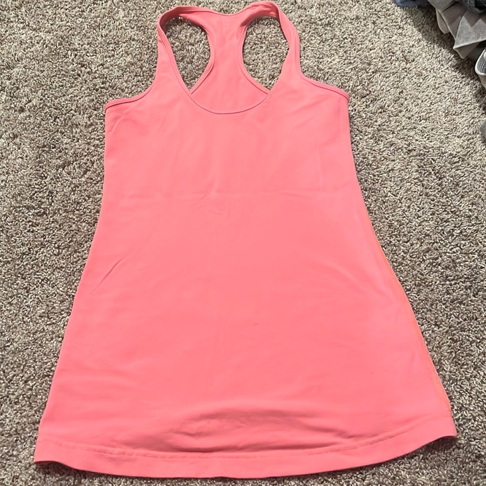 LULULEMON Baby pink tank top